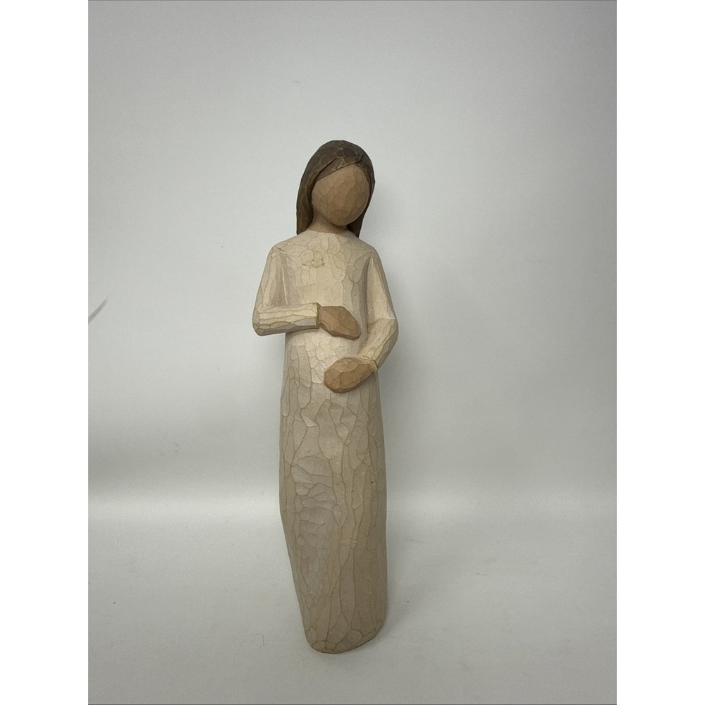 Willow Tree Cherish Awaiting a Miracle, Pregnant New Mother~ Demdaco 2002